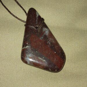 Redish stone necklace